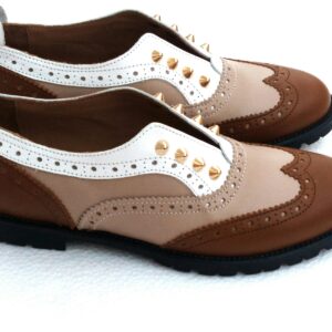 L’F SHOES 10c donna charlestone tricolore