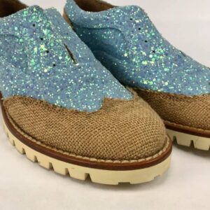 L'F SHOES glitter turchese ilga azz
