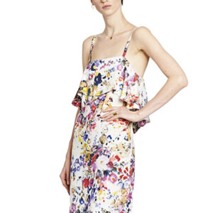 OTTODAME abito fiori drap