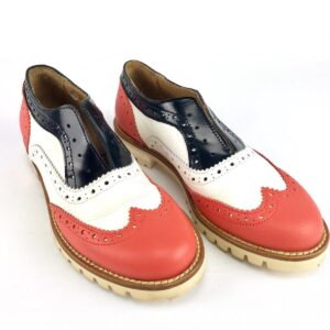 L'F SHOES 10c wht ilga arancio/bianco/nero