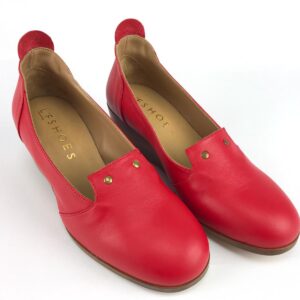 L'F SHOES Plus zeppa red