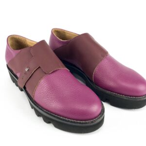 L'F SHOES monk prugna