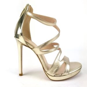 GIANMARCO F sandalo incrociato lam platino