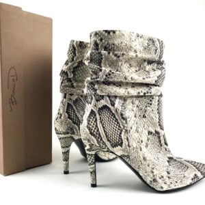 BIANCA DI tronchetto cobra nero