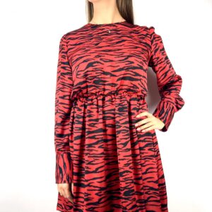 5RUE abito zebrato rosso