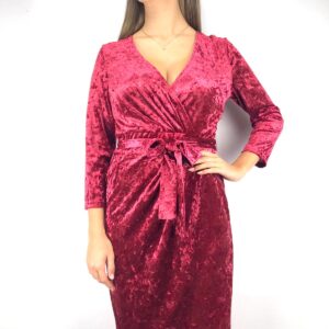 ANGEL EYE LONDON Abito ciniglia wine