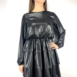 VICOLO abito metal argento