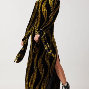 WEILI ZHENG abito wwzdl42 motivo foglia