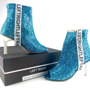 LEFT RIGHT boot brillante celeste