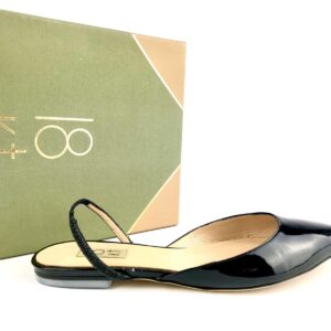 18 KARATI scarpa vernice perla nero