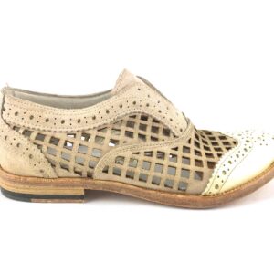 KEEP scarpa donna traforata crema