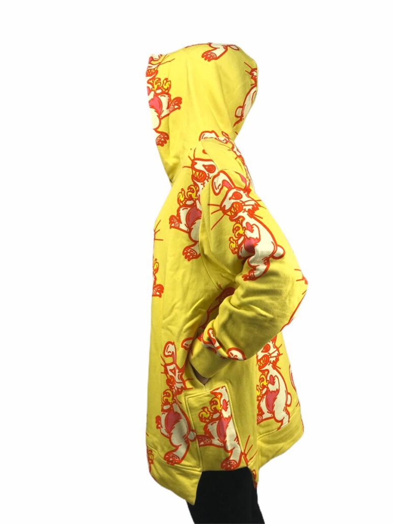 Ylenia white felpa donna rabbit gialla 2