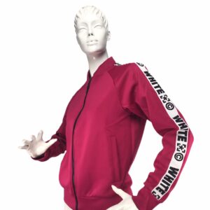 YLENIA WHITE felpa sport fucsia