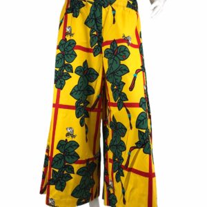 YLENIA WHITE pantalone siepi giallo