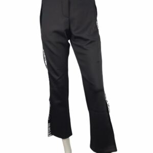 YLENIA WHITE pantalone sport nero