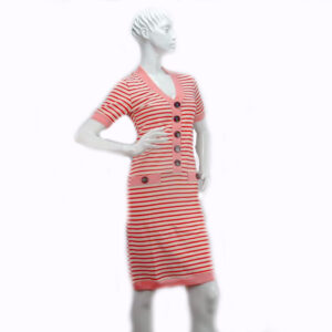 YLENIA WHITE abito vintage pink