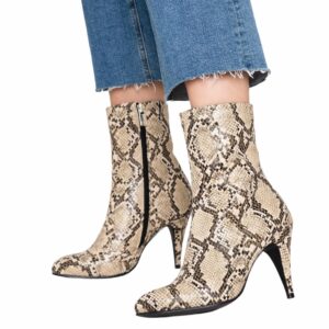 TOMMY HILFIGER stivaletto snake print bootie