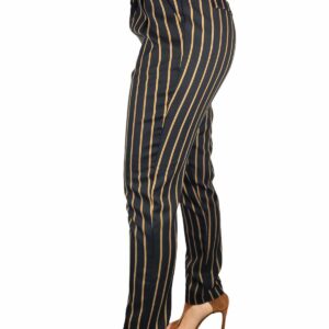 BONSUI pantalone setificato righe