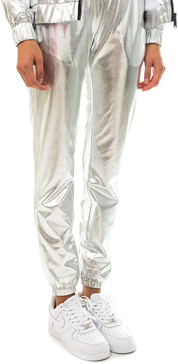 Dolly Noire Pantaloni Silver CHROMEPANT SH123 2