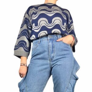 LOST INK jeans volant