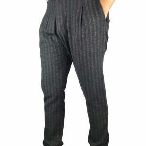 NEILL KATTER pantalone riga nero