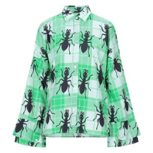 YLENIA WHITE camicia formìche
