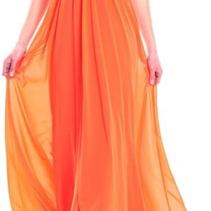 FABIANA FERRI Abito Lungo Volant