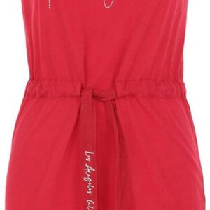 IMPERFECT mini abito rosso con coulisse