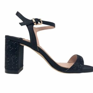 PINO'S  sandalo nero strass