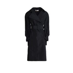 NINEMINUTES the trench black nilon