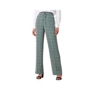 TOMMY HILFIGER pantalone crepe wide geo