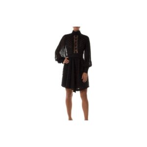 W LES FEMMES by babylon abito in pizzo nero