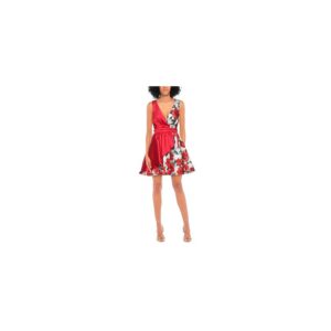 W LES FEMMES by babylon abito rosso a fiori