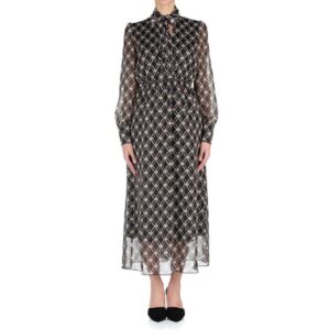 KAOS abito lungo maniche in organza