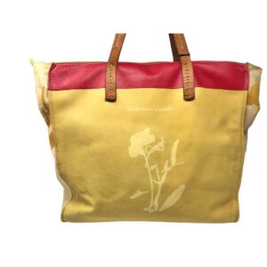 CATERINA LUCCHI borsa senape fiore