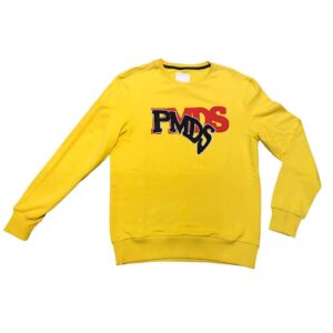 PMDS PEMIUM MOOD SUPERIOR felpa  gialla logo