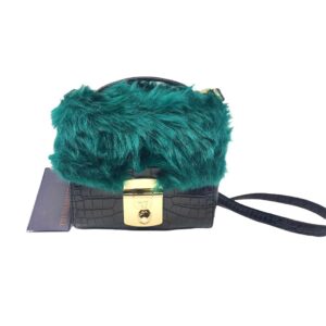 TRUSSARDI jeans borsa pelliccia