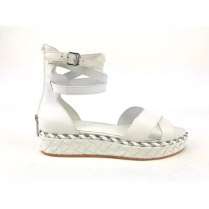 WHAT FOR sandalo bianco romano