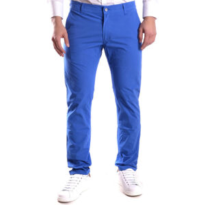 DANIELE ALESSANDRINI pantalone azzurro PJ90014