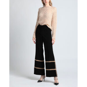 1 ONE pantalone palazzo nero