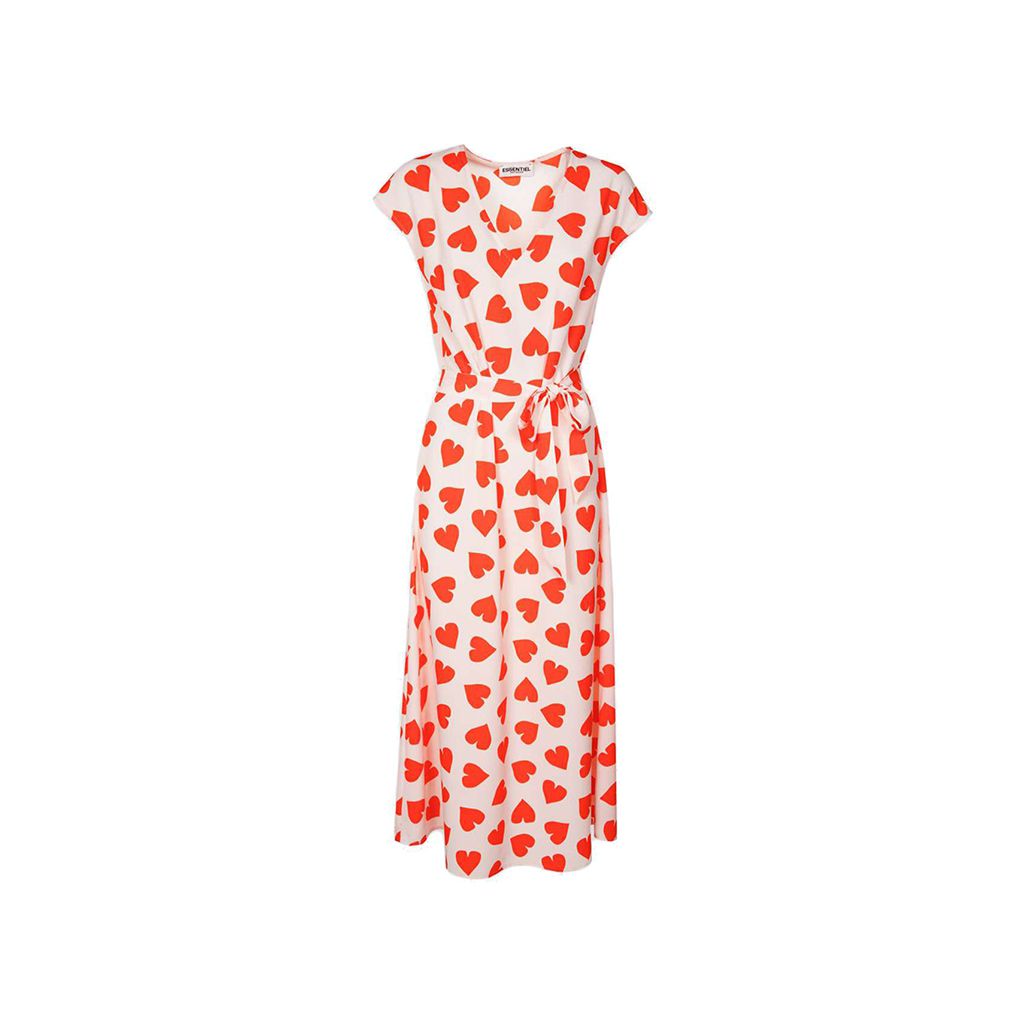 ESSENTIEL ANTWERP abito fantasia a cuori