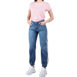 PINKO denim leggero jogging PJ703 light blue