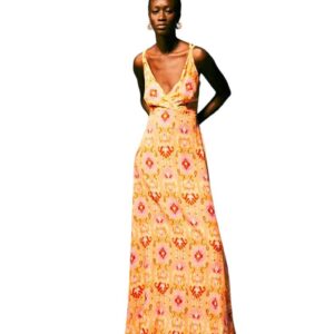 KAOS abito arancio a fantasia