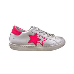2 STAR sneakers PINK fluo