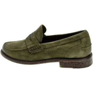 Antica cuoieria Mocassino Uomo Verde Amalfi 22489