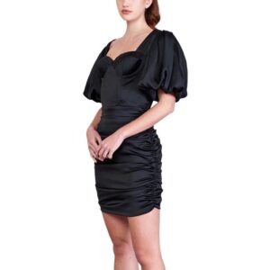 ACTUALEE abito a coppe in raso nero