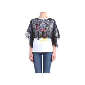 GAELLE PARIS maxi tshirt in pizzo