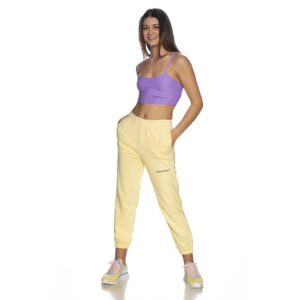 HINNOMINATE pantalone tuta giallo