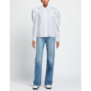 ACTUALEE camicia bianca spalla francese