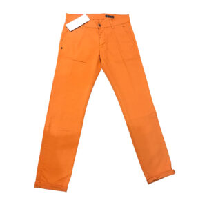 DANIELE ALESSANDRINI grey pantalone arancio